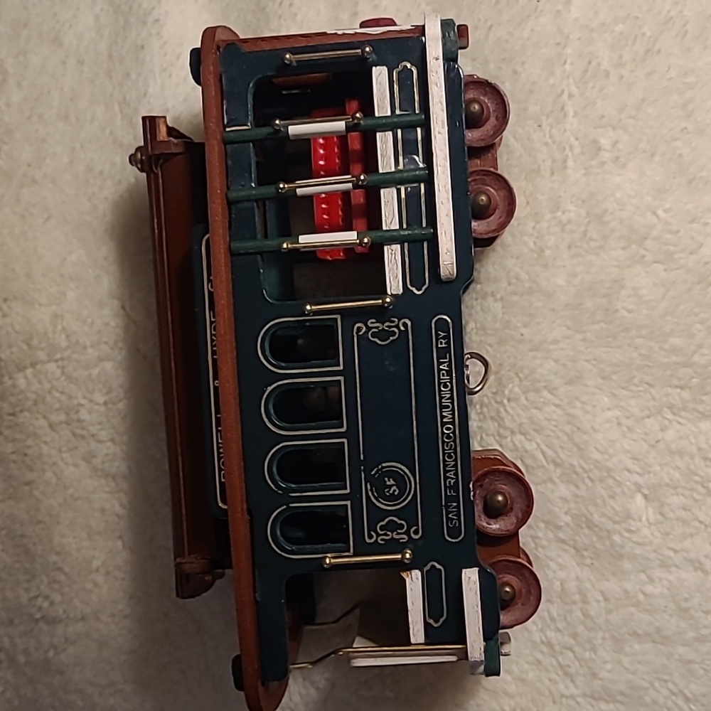 Replica trolley car from San Francisco
